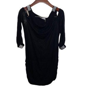 #37- Rosegal Black Tunic Top-1X